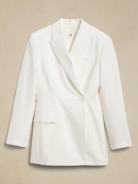 Hourglass Italian Viscose-Linen Blazer
