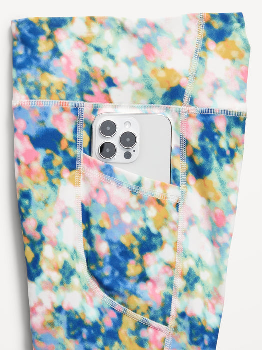 High-Waisted PowerSoft Side-Pocket Leggings for Girls