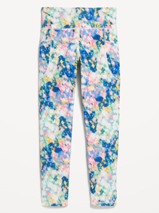 High-Waisted PowerSoft Side-Pocket Leggings for Girls