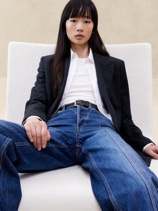Siena Relaxed Italian Wool Blazer