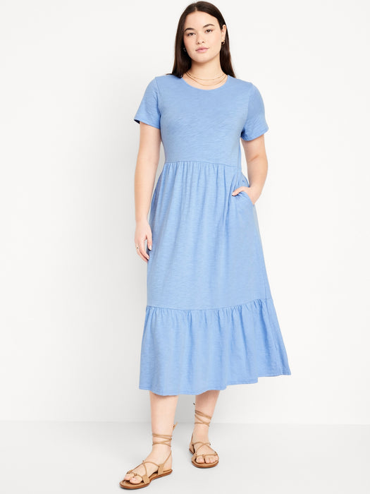 Tiered Midi Dress