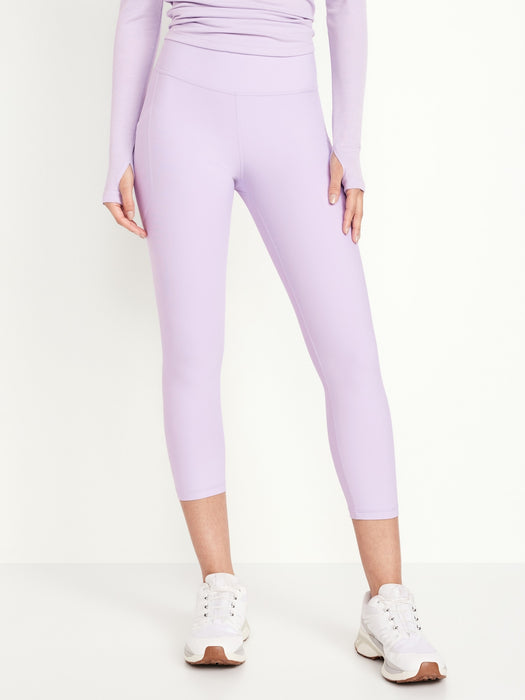 High-Waisted PowerSoft Crop Leggings