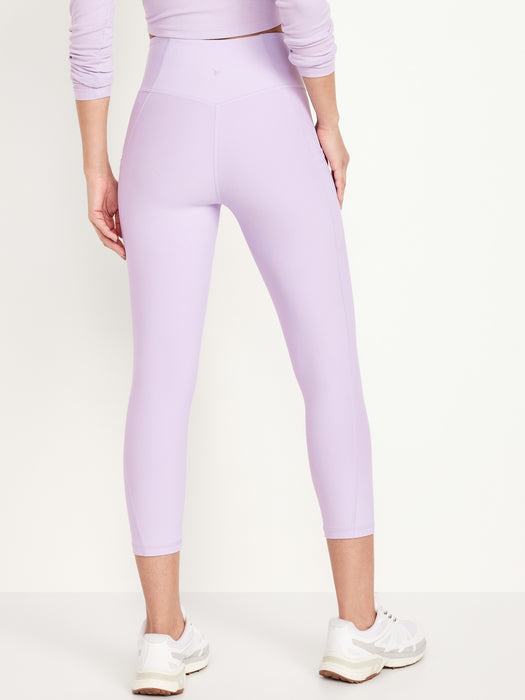High-Waisted PowerSoft Crop Leggings