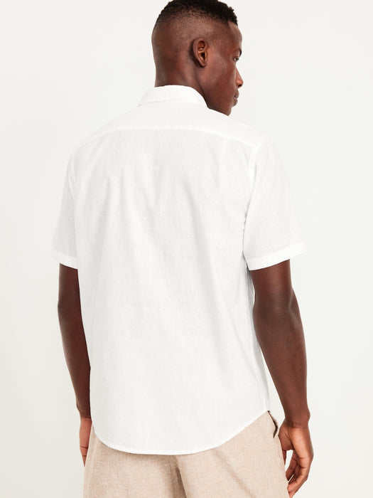 Classic Fit Everyday Linen-Blend Shirt