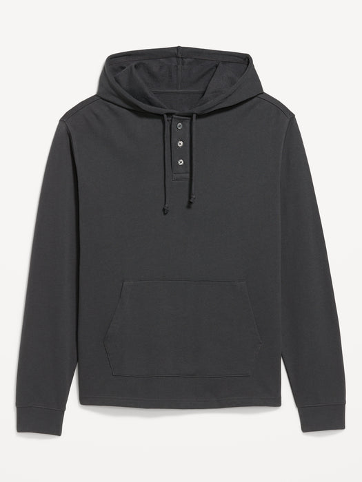 French Terry Henley Hoodie