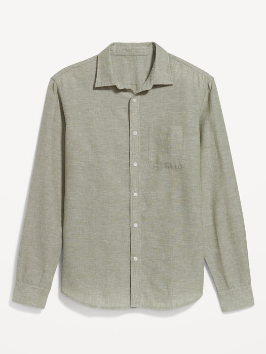 Classic Fit Everyday Linen-Blend Shirt