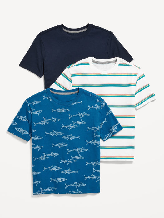 Softest Short-Sleeve T-Shirt 3-Pack for Boys