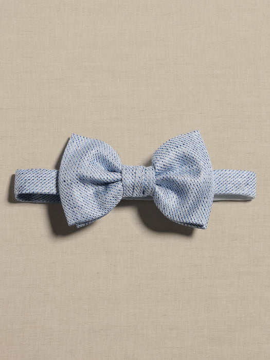 Italian Linen-Silk Bow Tie