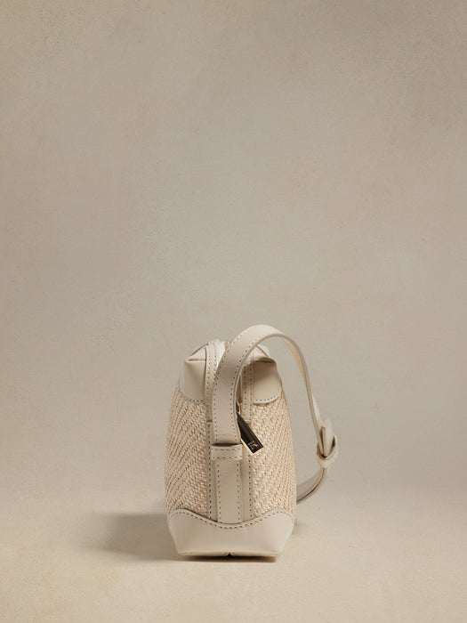 Woven Straw Camera Bag