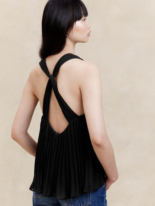 Odetta Pleated Top