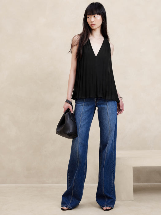 Odetta Pleated Top