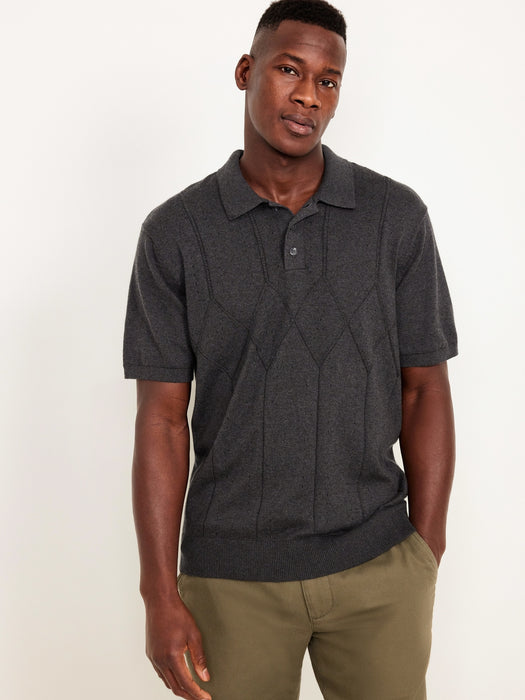 Classic Fit Polo Sweater