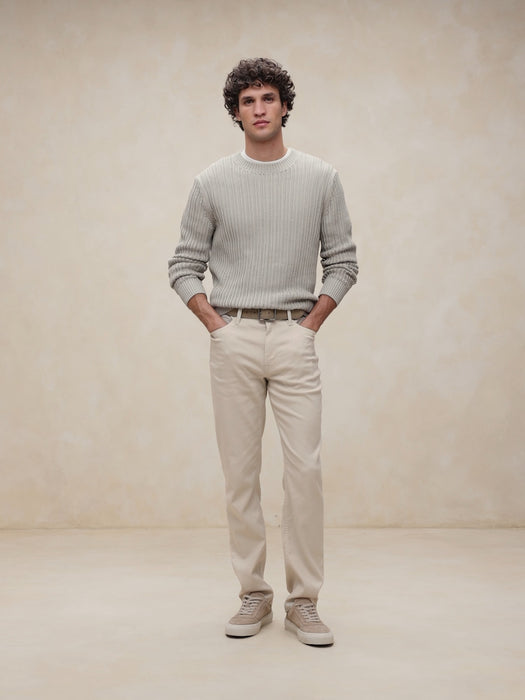 Slim Linen-Cotton Traveler Pant