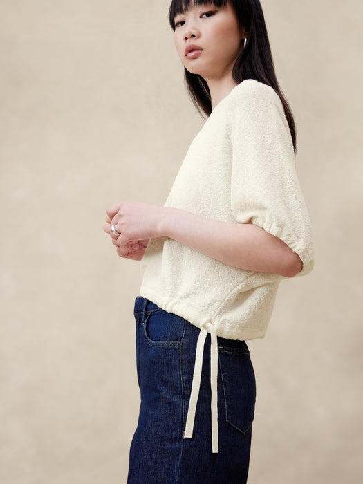 Lucia Cropped Bouclé Sweater