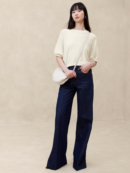Lucia Cropped Bouclé Sweater