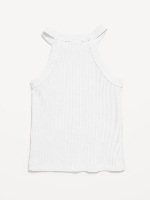 Fitted Halter Tank Top for Toddler Girls