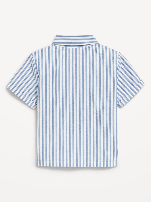 Printed Short-Sleeve Pocket Shirt for Toddler Boys