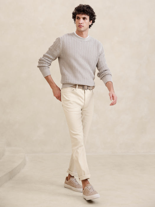 Slim Linen-Cotton Traveler Pant