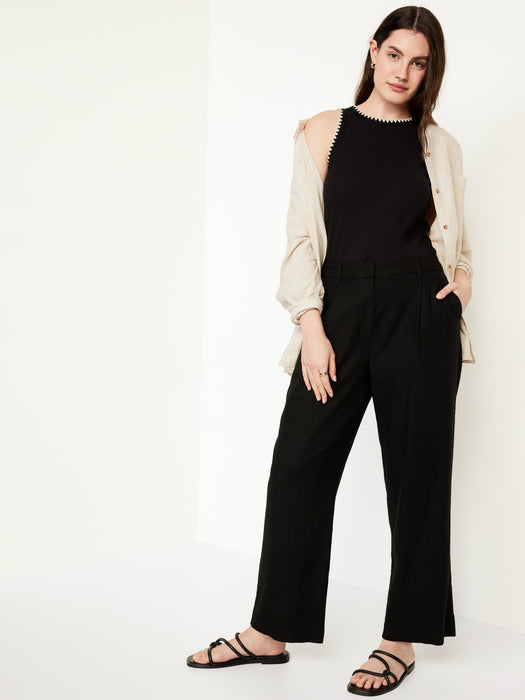 High-Neck Crop Tank Top