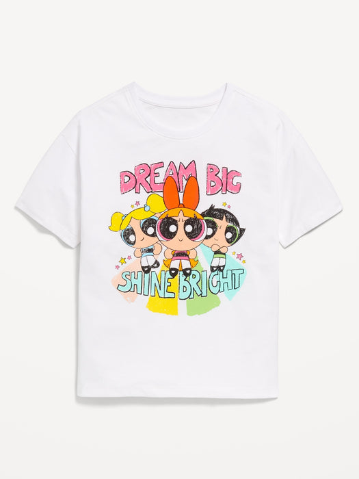 Oversized Licensed Graphic T-Shirt for Girls