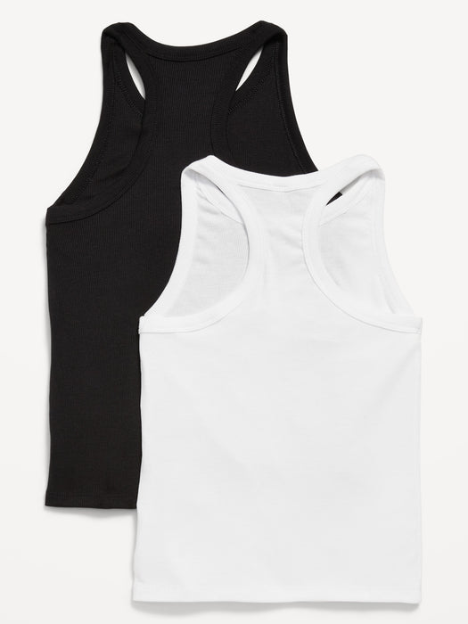 UltraLite Rib-Knit Performance Tank Top 2-Pack for Girls