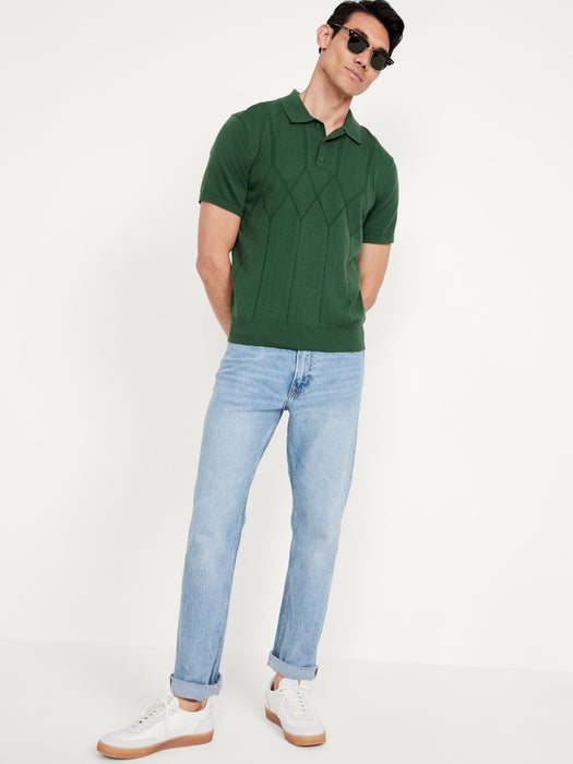 Classic Fit Polo Sweater