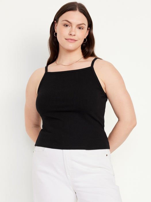 Rib-Knit Cami Tank Top