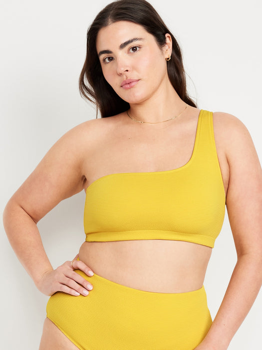 One-Shoulder Bikini Swim Top