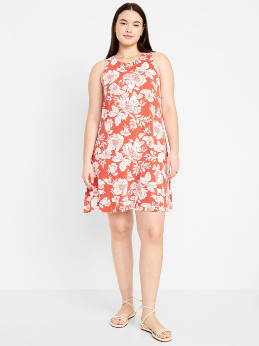 Sleeveless Mini Swing Dress