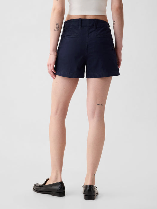 4" Downtown Khaki Shorts