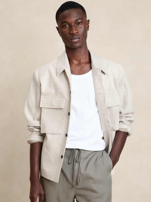 Seacliff Linen Shirt Jacket