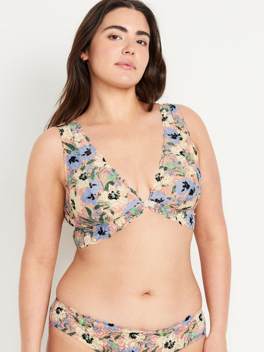 Lace Front-Close Bralette