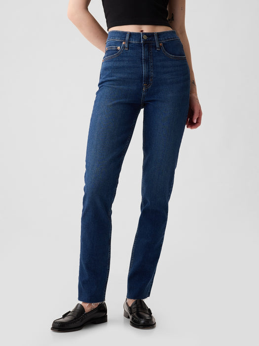 High Rise Vintage Slim Jeans