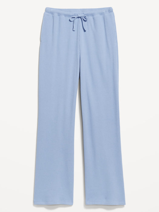 Mid-Rise Waffle Lounge Pant