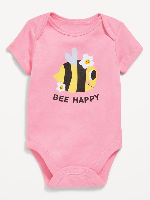 Short-Sleeve Graphic Bodysuit for Baby