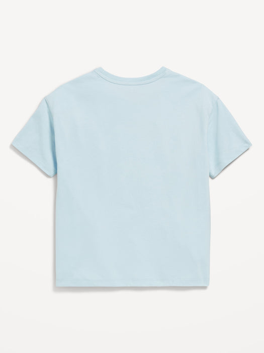 Oversized Licensed Graphic T-Shirt for Girls