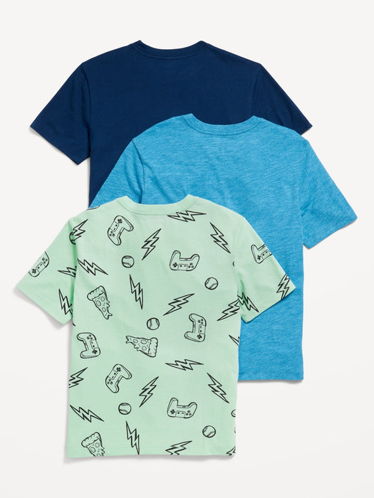 Softest Short-Sleeve T-Shirt 3-Pack for Boys