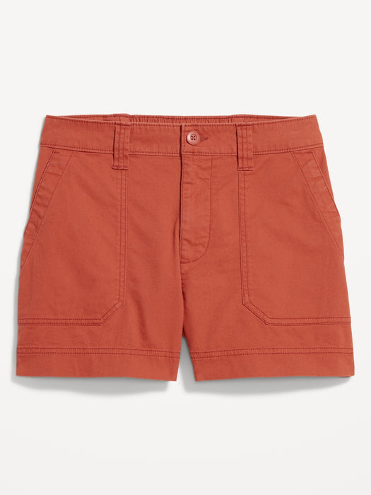 High-Waisted OGC Chino Shorts -- 3.5-inch inseam