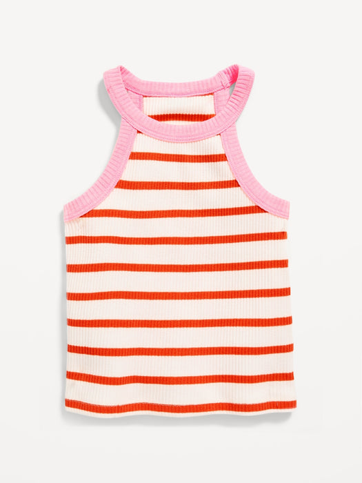Fitted Halter Tank Top for Toddler Girls