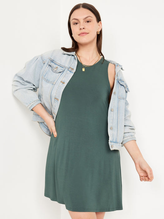 Sleeveless Mini Swing Dress