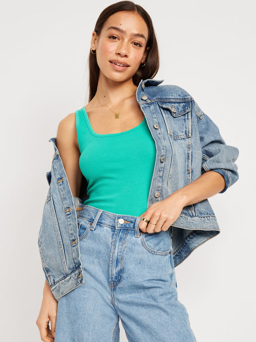 Rib-Knit First Layer Tank Top