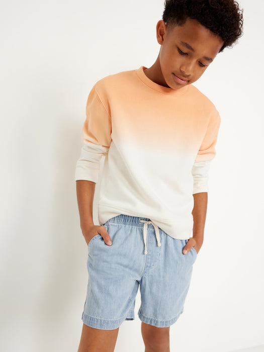 Above Knee Pull-On Jean Shorts for Boys