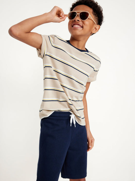 Fleece Jogger Shorts for Boys (At Knee)