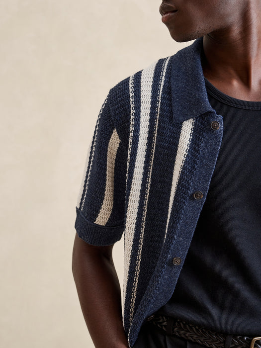 Cotton-Linen Resort Shirt