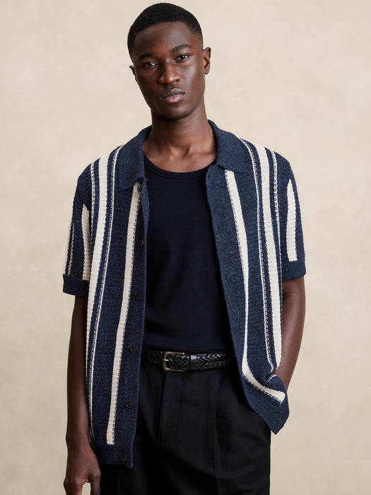 Cotton-Linen Resort Shirt