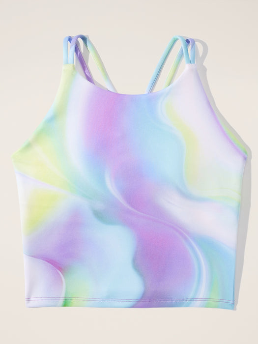 Athleta Girl Long Distance Strappy Built in Bra Tank