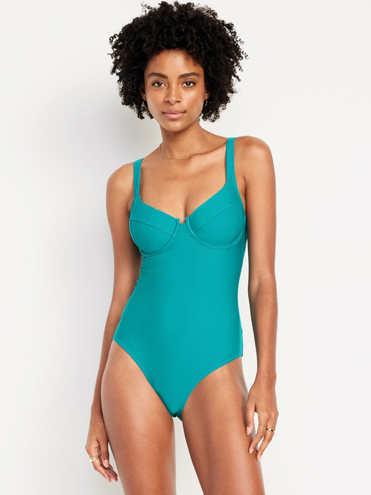 Underwire One-Piece Swimsuit