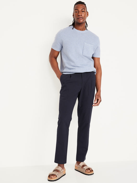 Loose Taper Seersucker Pants