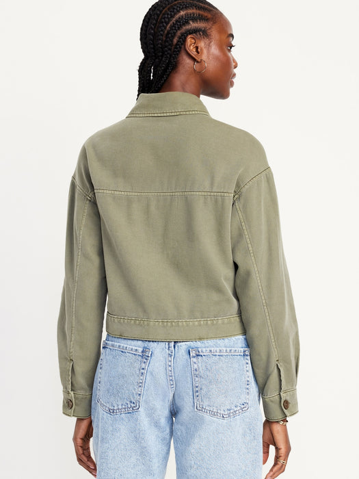 Crop Utility Jacket