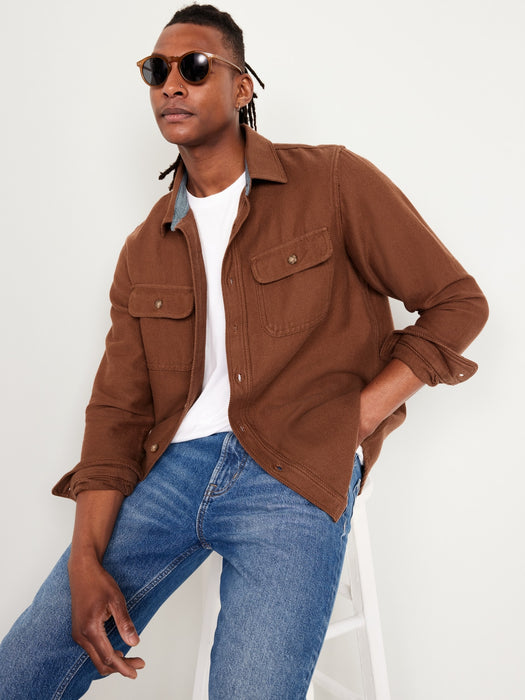 Loose Fit Pocket Shirt